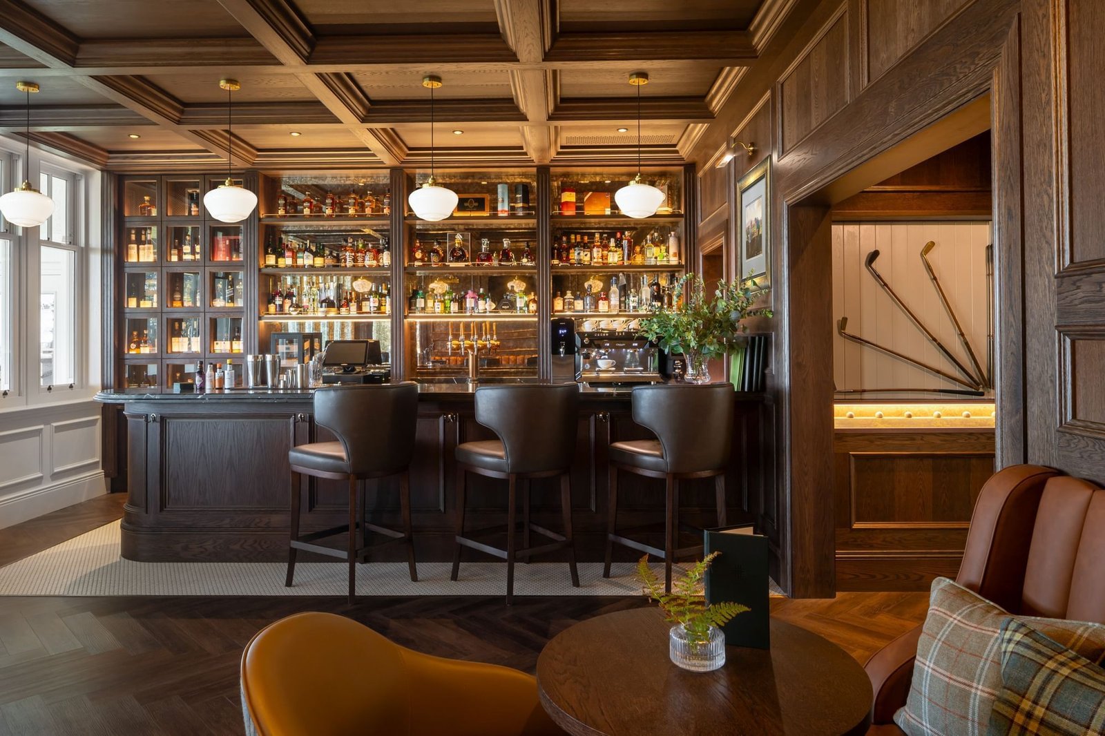 Dunluce Lodge, the bar at dunluce lodge