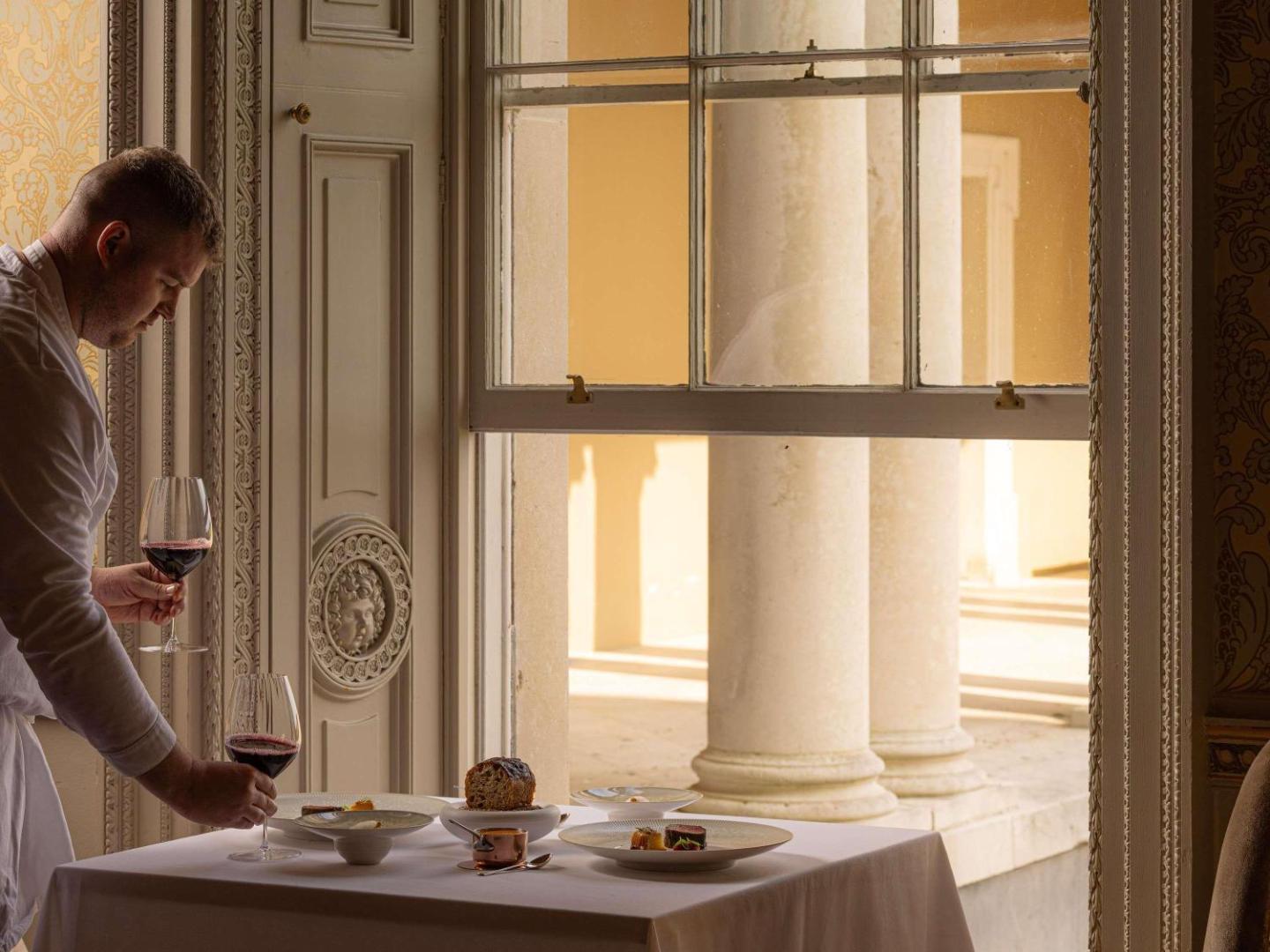 Carton House, A Fairmont Hotel, at the table