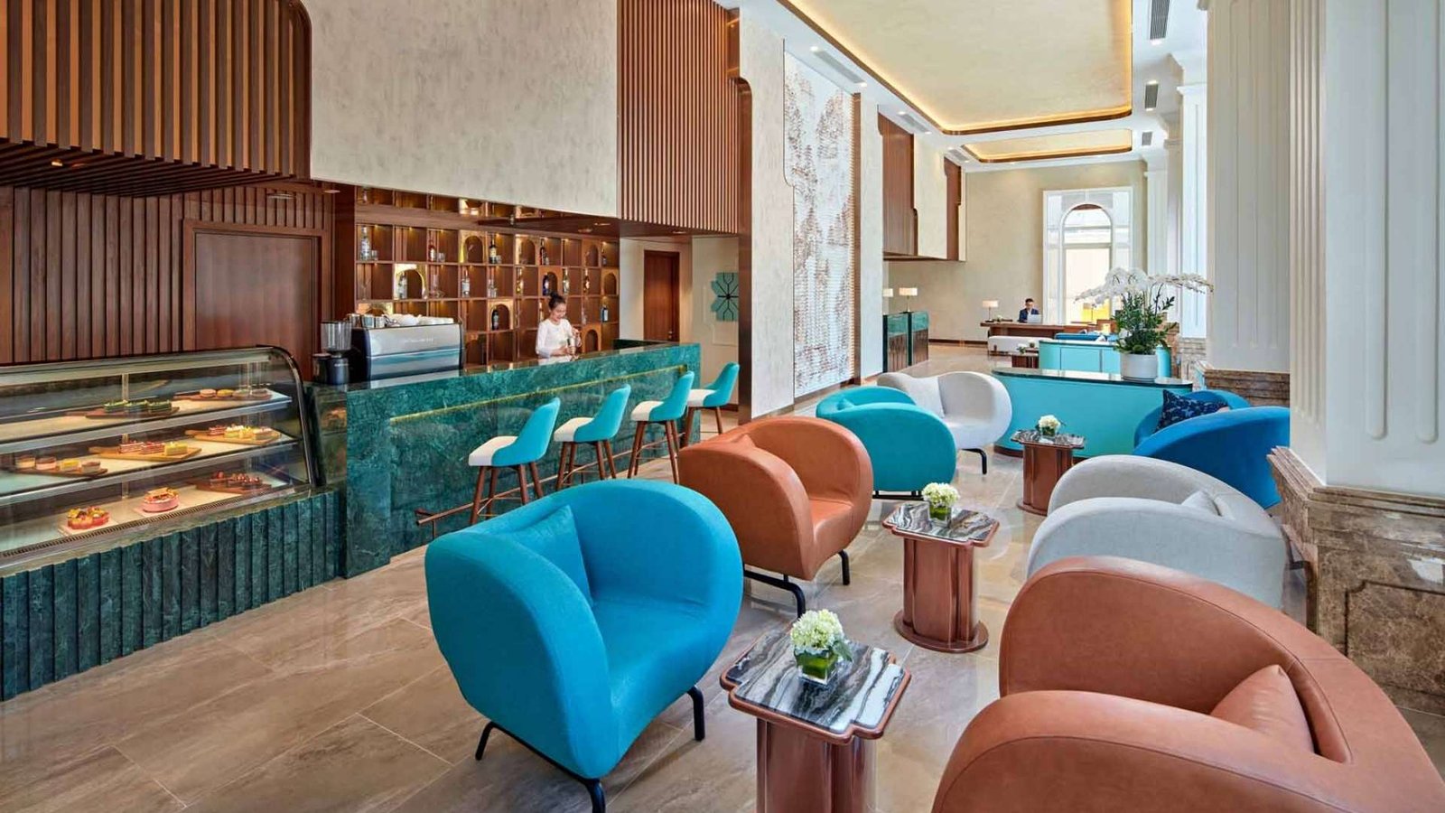 Mercure Nha Trang Beach, at the table