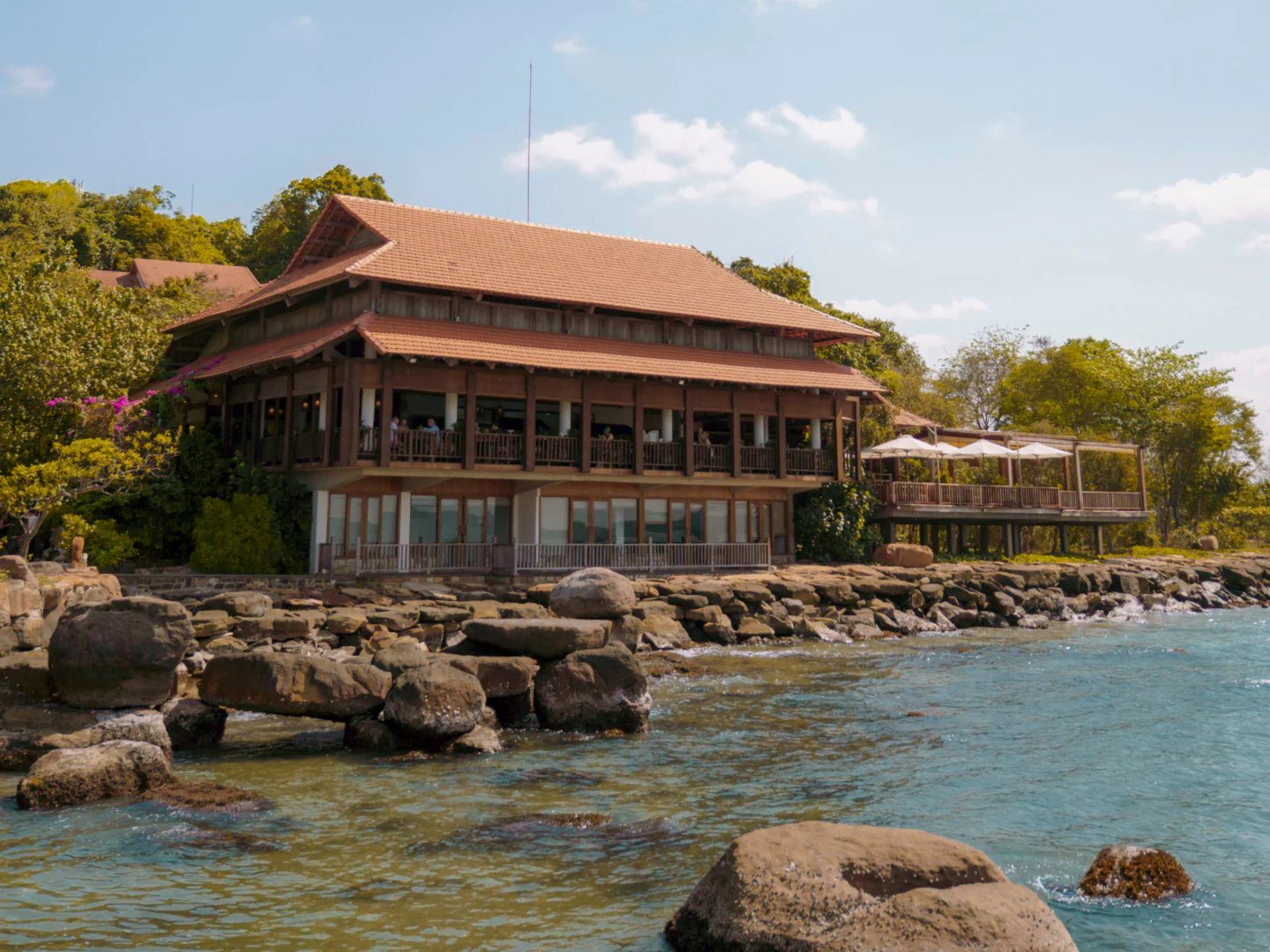Green Bay Phu Quoc Resort & Spa, at the table