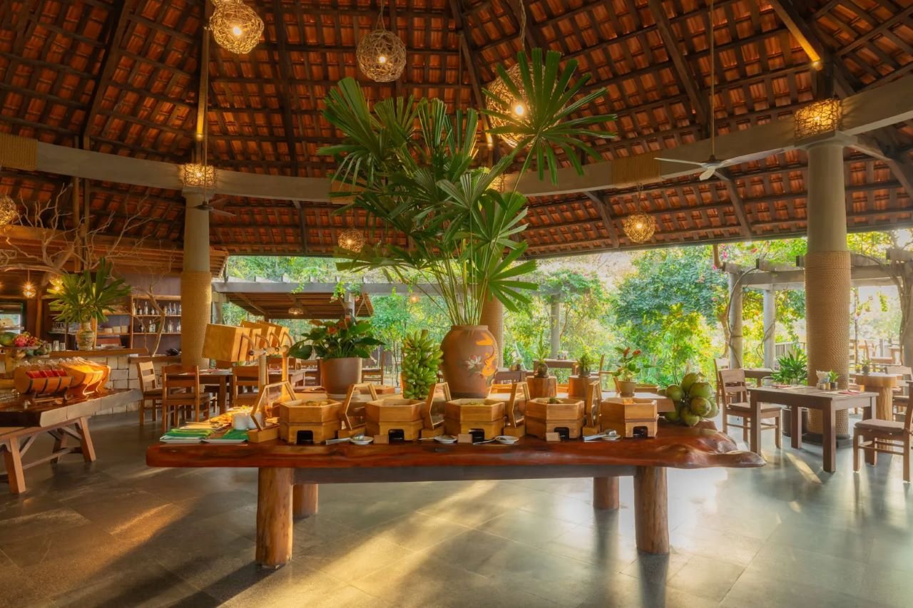 Green Bay Phu Quoc Resort & Spa, at the table