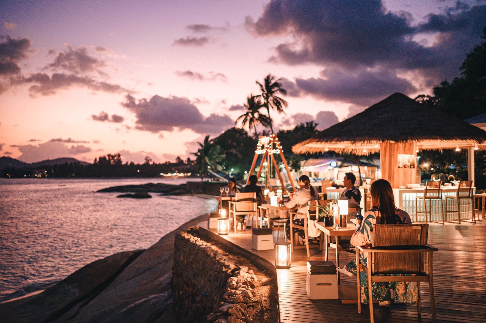 Rocky's Boutique Resort, the dining room