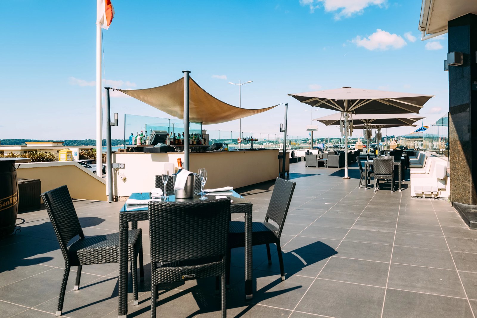 Grand Jersey Hotel & Spa, the terrace