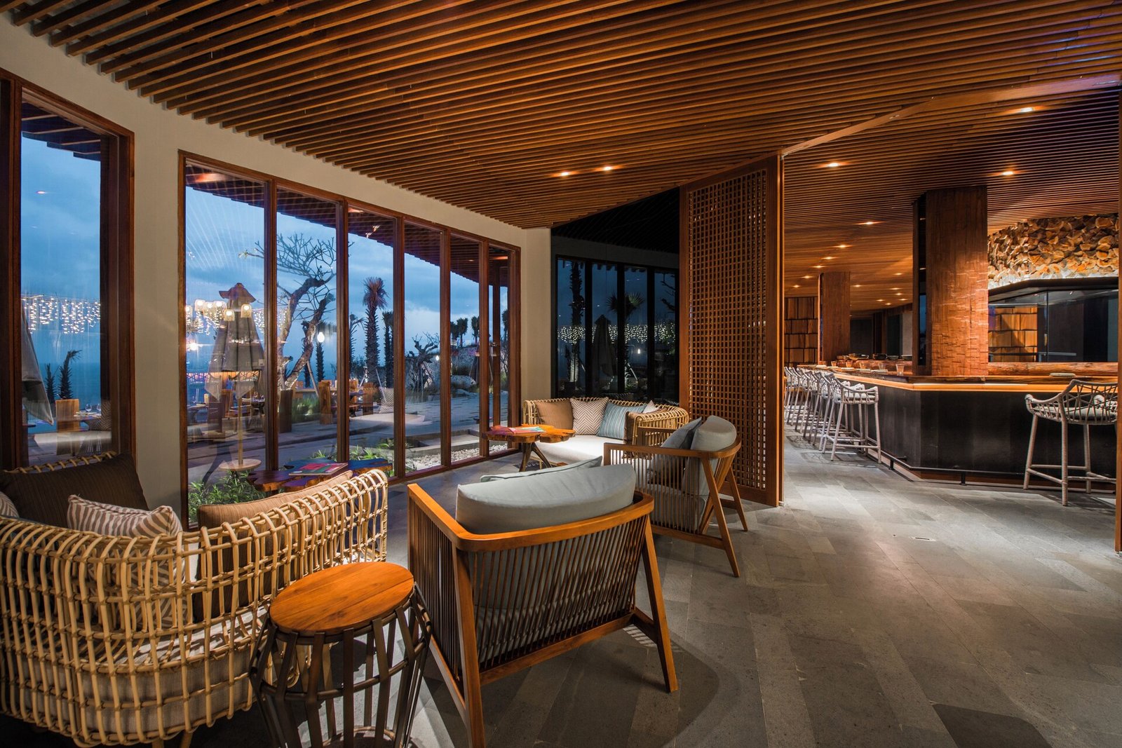 Six Senses Bali, at the table