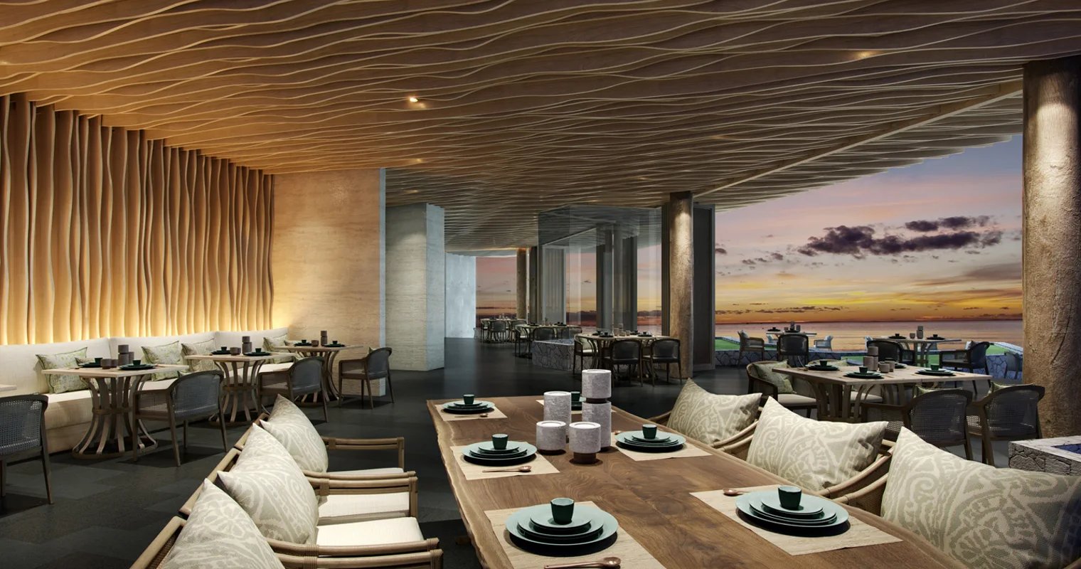 Six Senses Bali, at the table