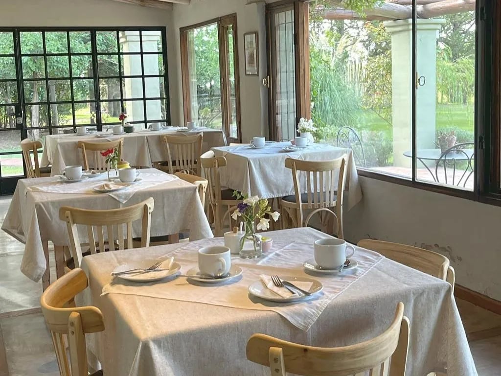 Finca El Maitén, at the table