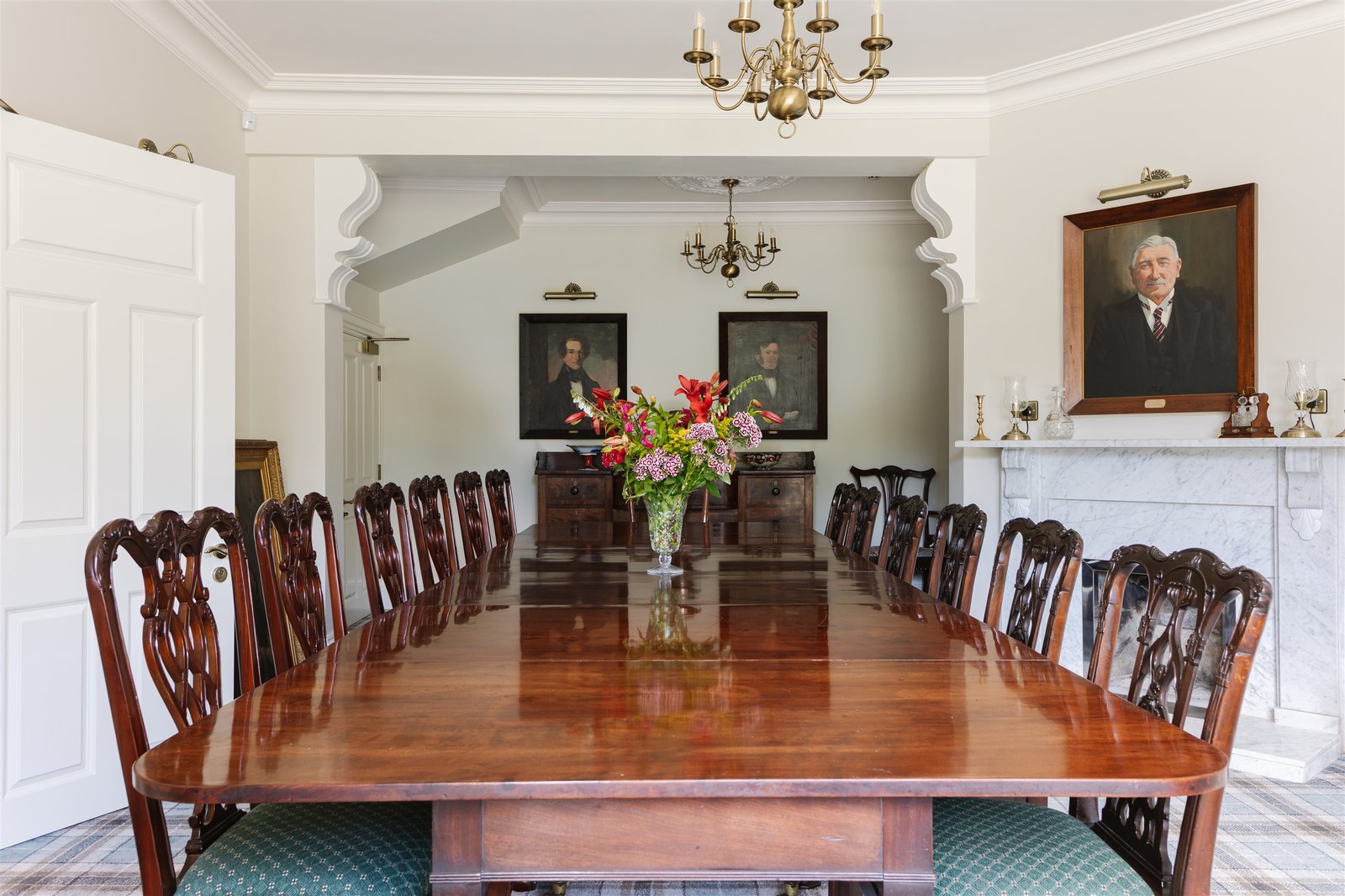 Moore Lodge, historic dining room