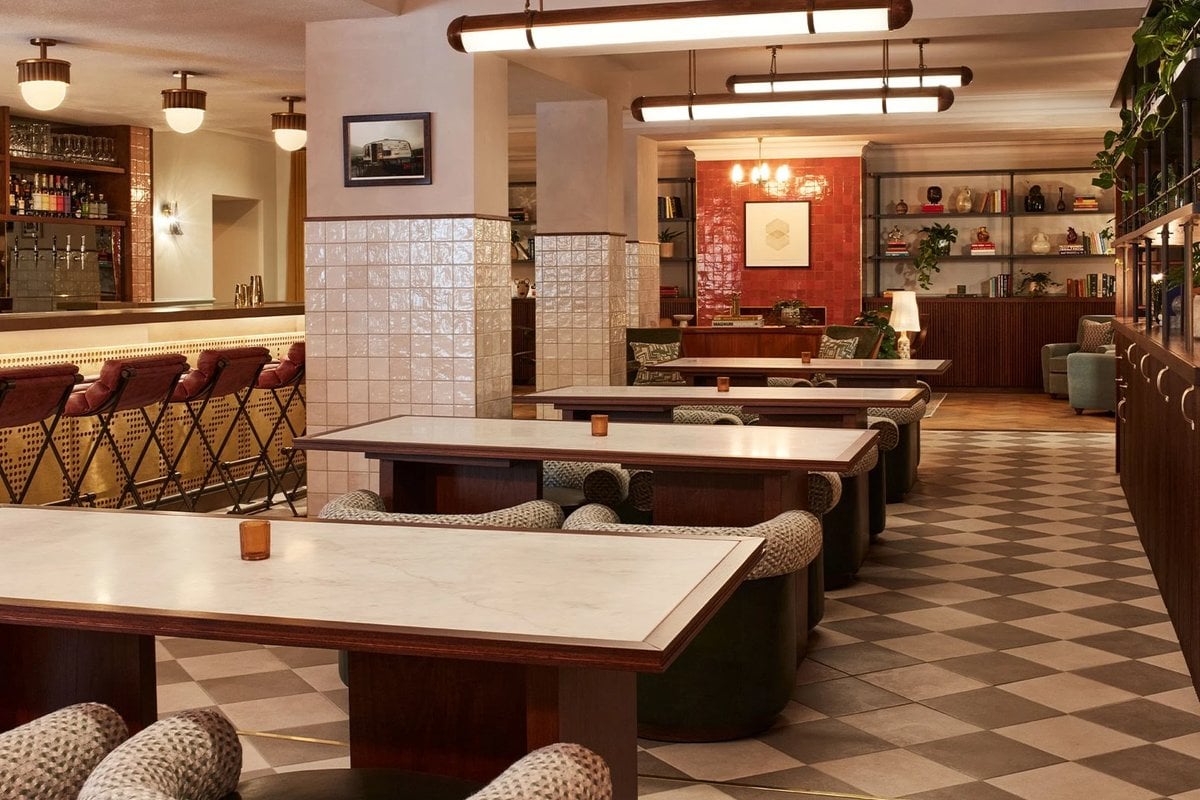 The Hoxton, Edinburgh, at the table