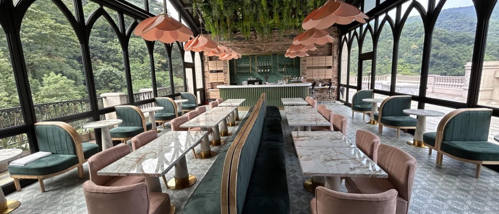 Grasse Grace Manor, at the table