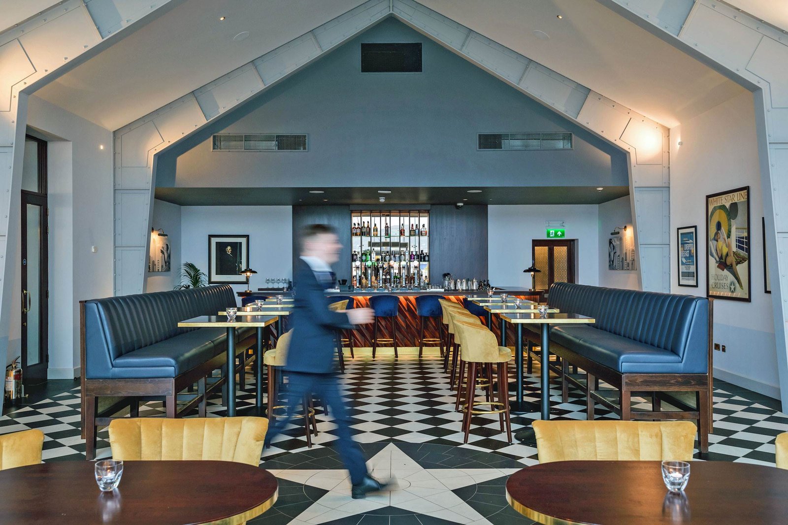 Titanic Hotel Belfast, at the table