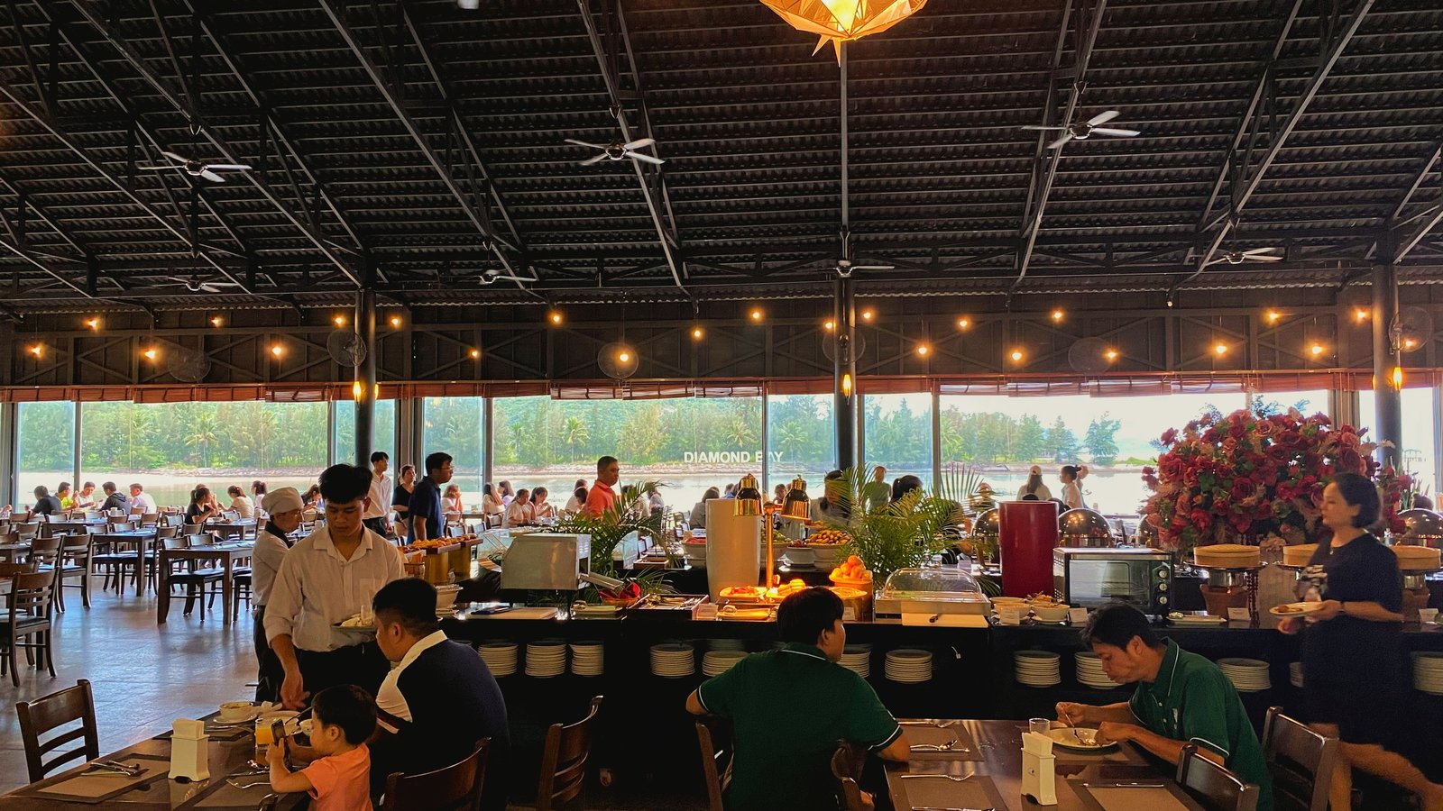 Diamond Bay Resort & Spa, vista restaurant