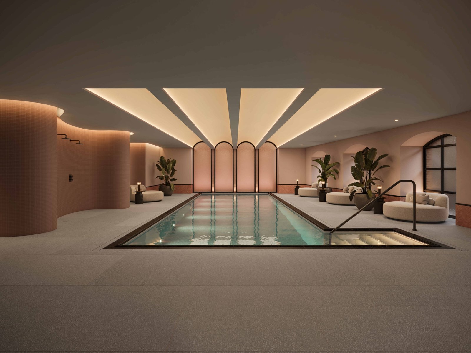 The Davenport Hotel, the pool