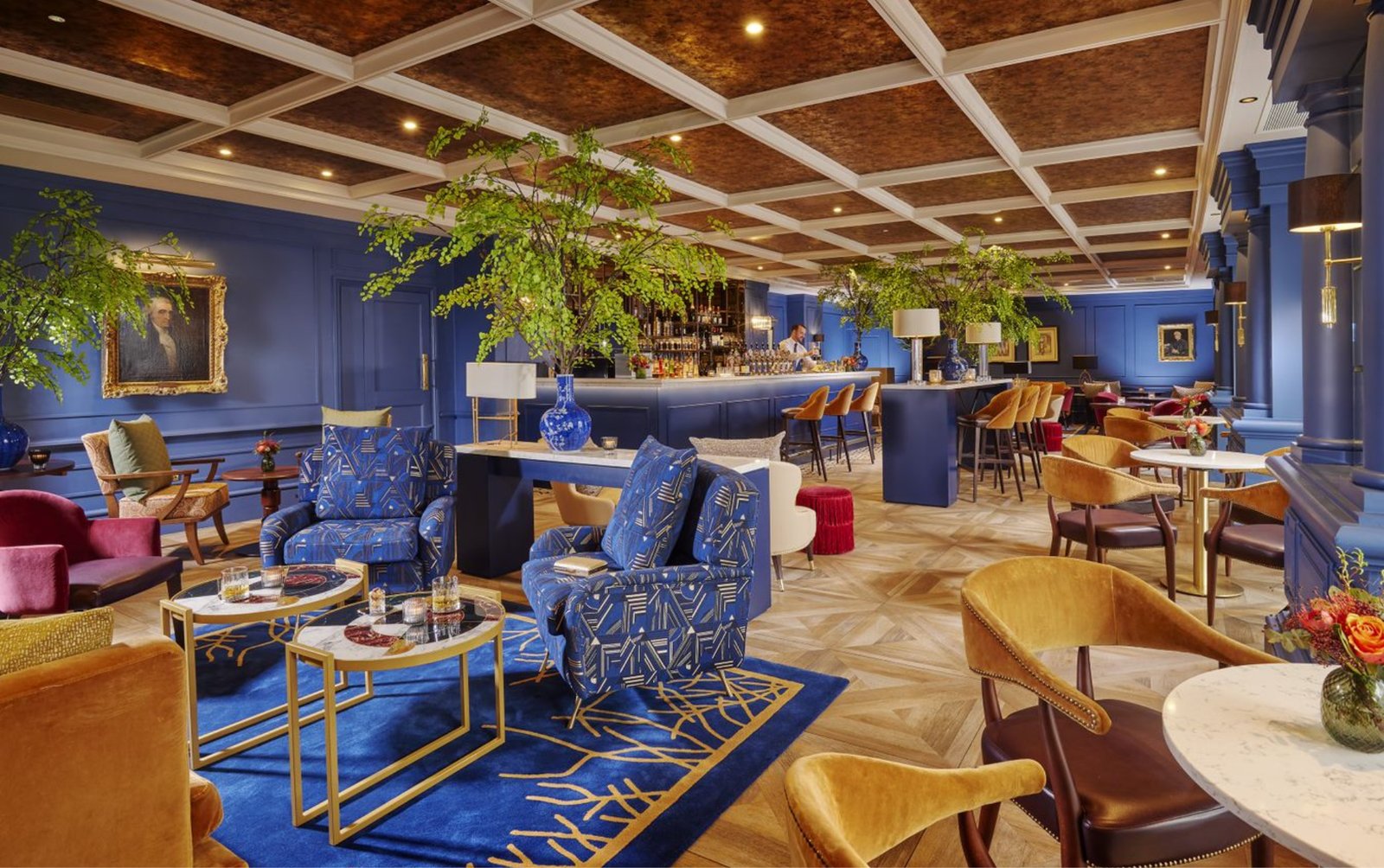 The Davenport Hotel, the 1863 lounge
