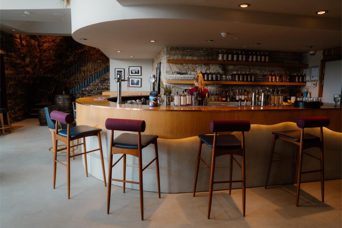 Isle of Raasay Distillery, distillery shop and cocktail bar