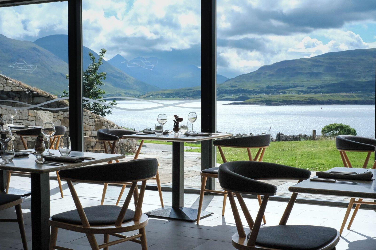 Isle of Raasay Distillery, at the table