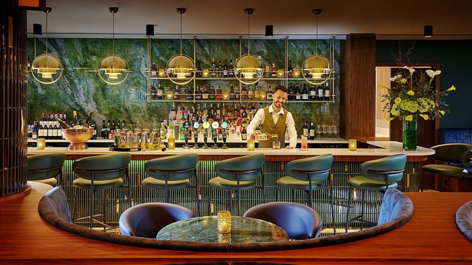 The Chancery Hotel, at the table