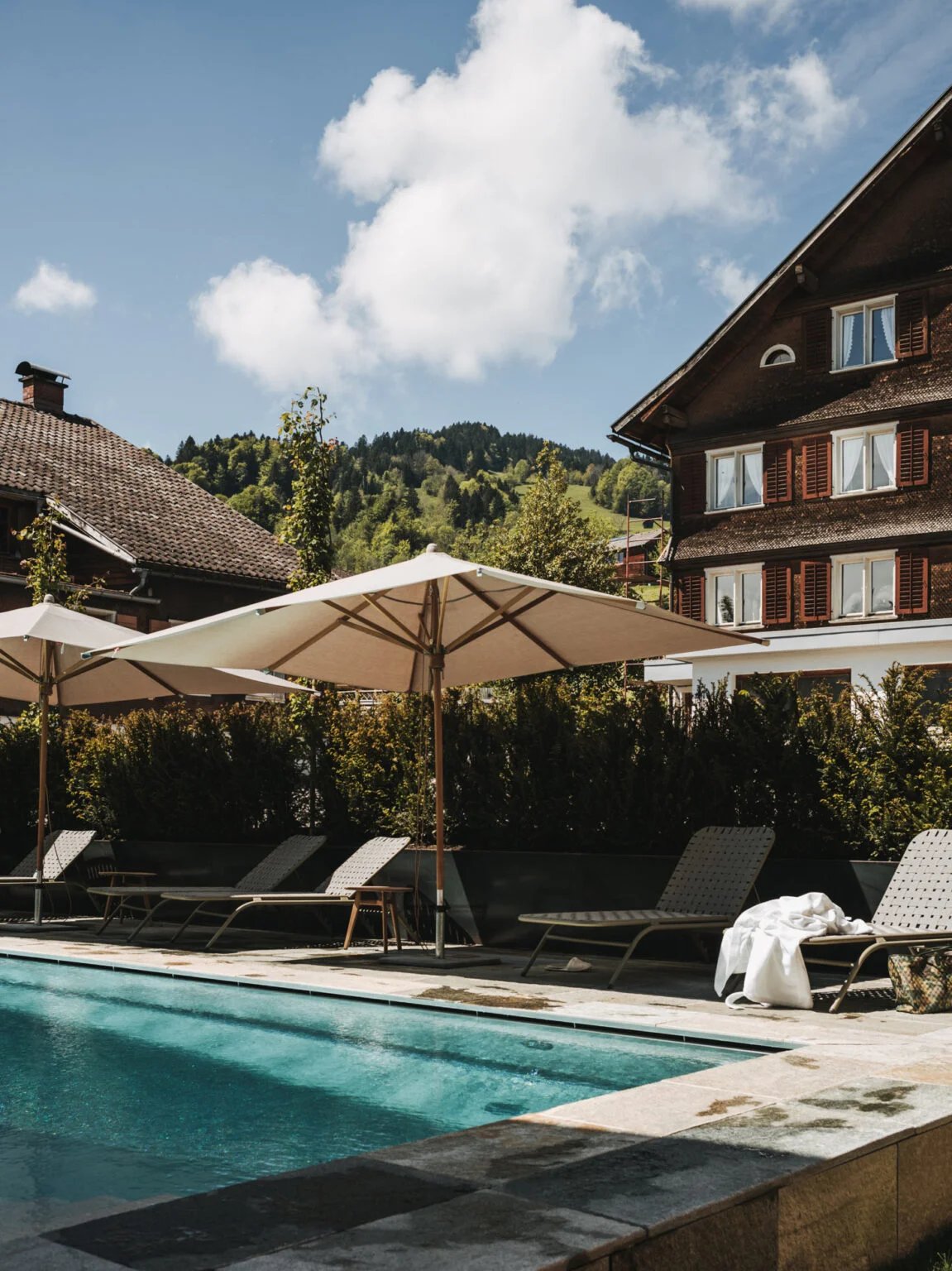 Hotel Hirschen · Fine Hotel, Restaurant & Spa · Schwarzenberg, the pool