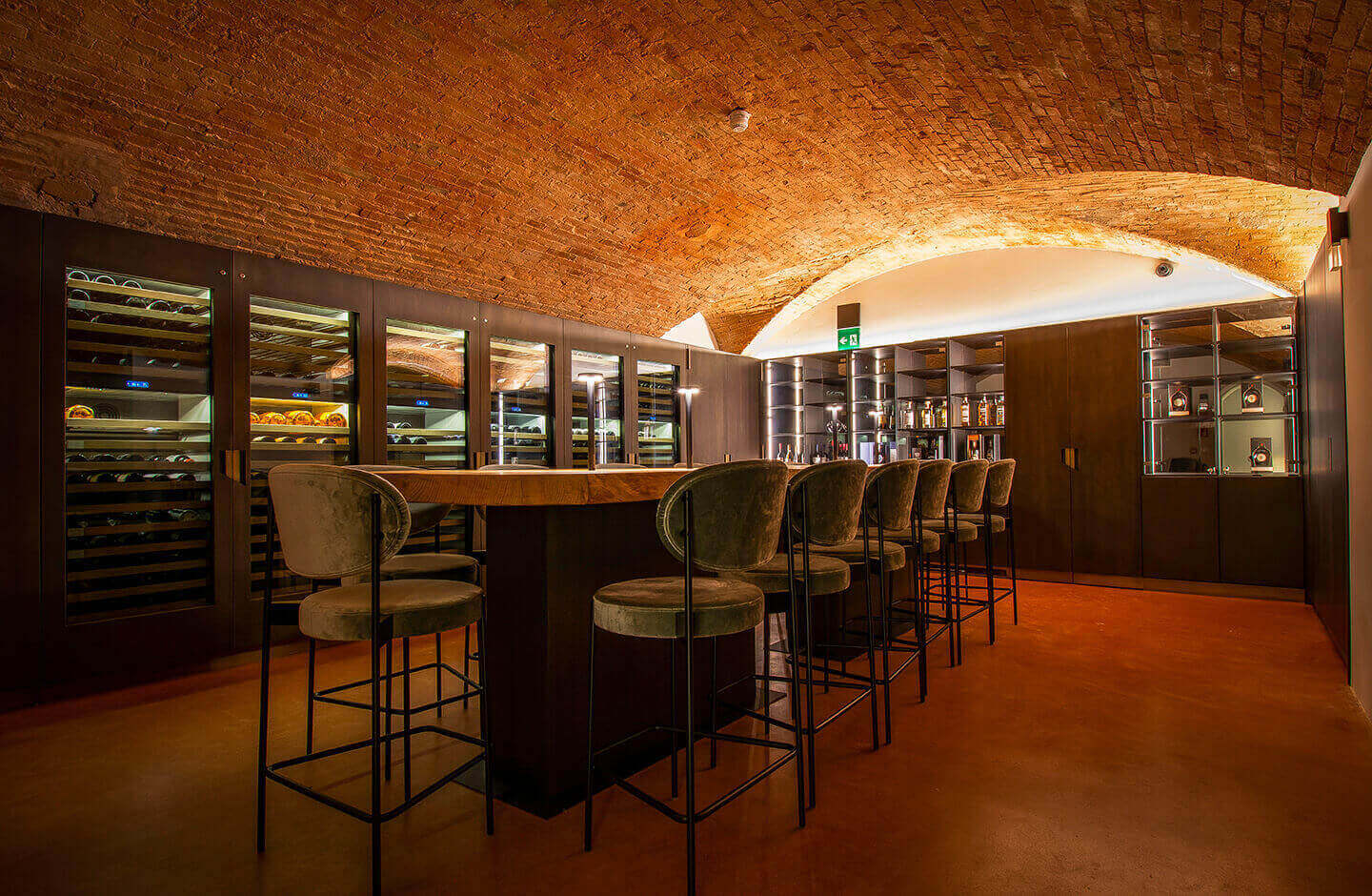 Hotel Corona D'oro, at the table