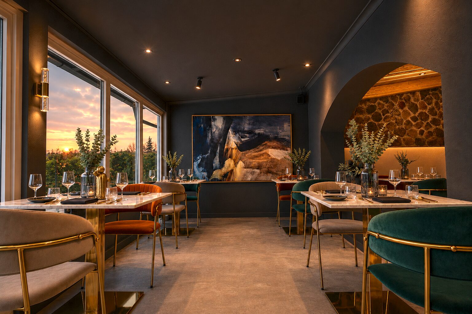Hotel Kronberg, at the table