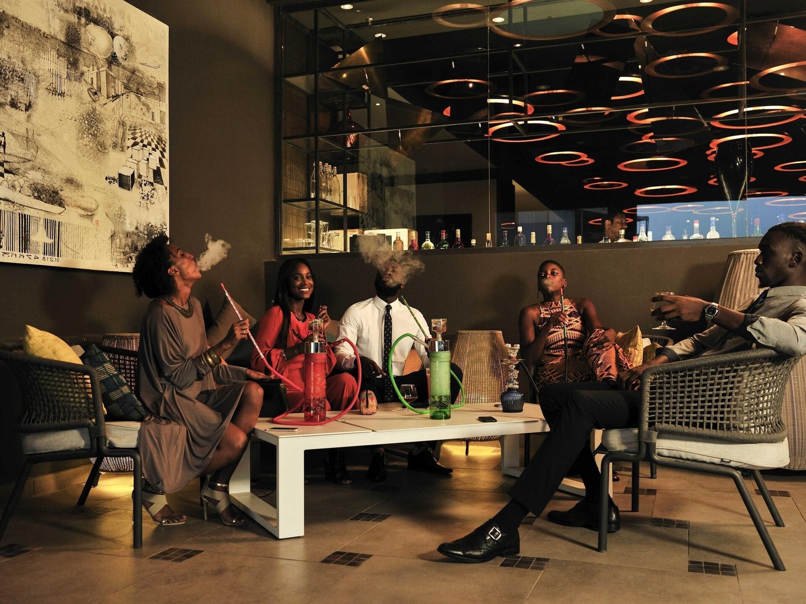 Pullman Dakar Teranga, at the table