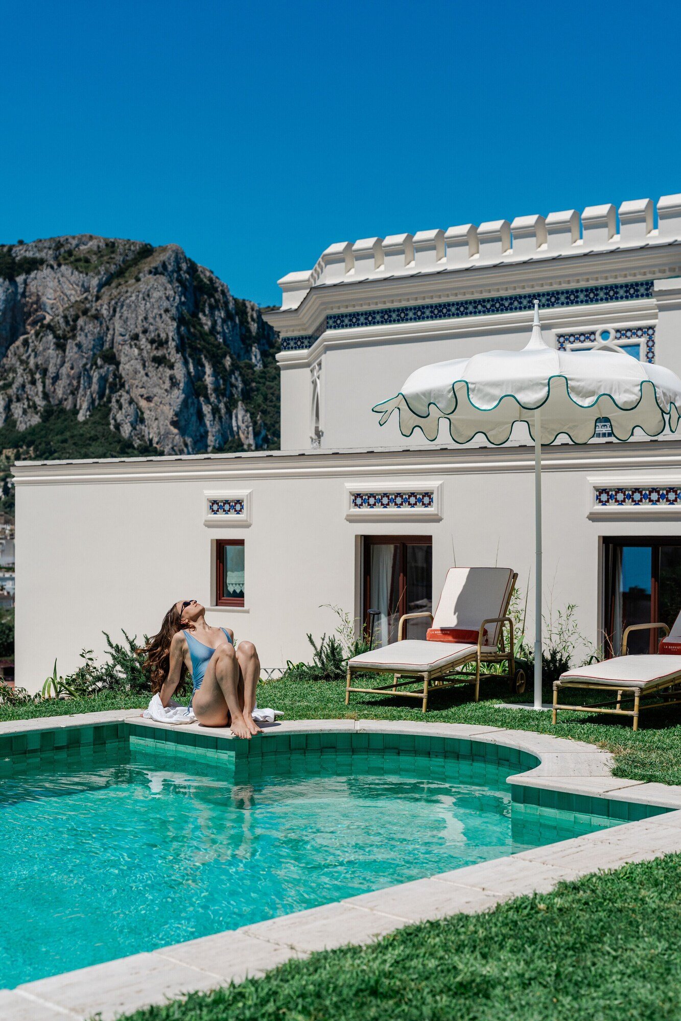Villa Helios Capri, the pool