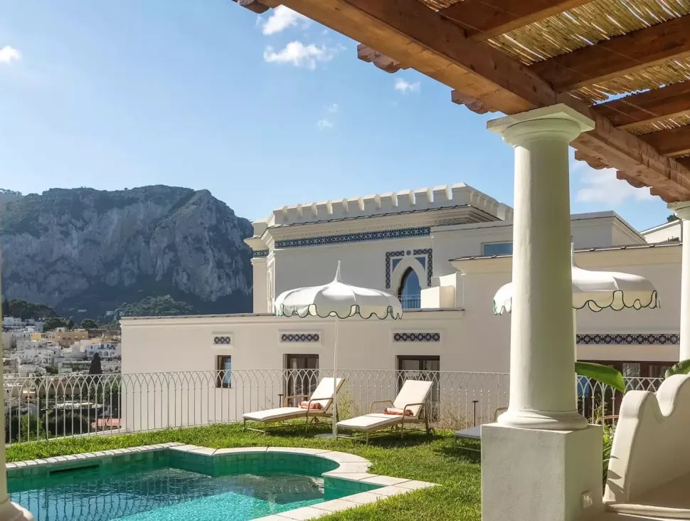 Villa Helios Capri, the pool