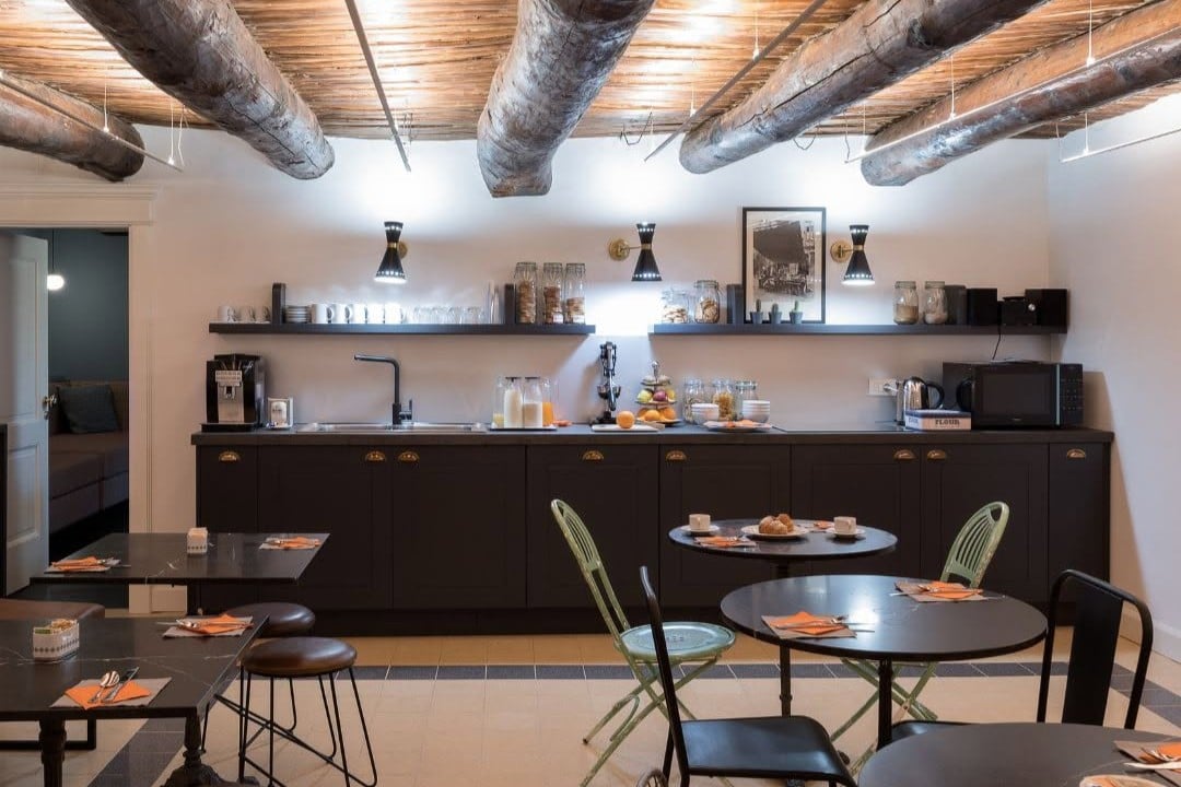 Rinuccini Relais, at the table