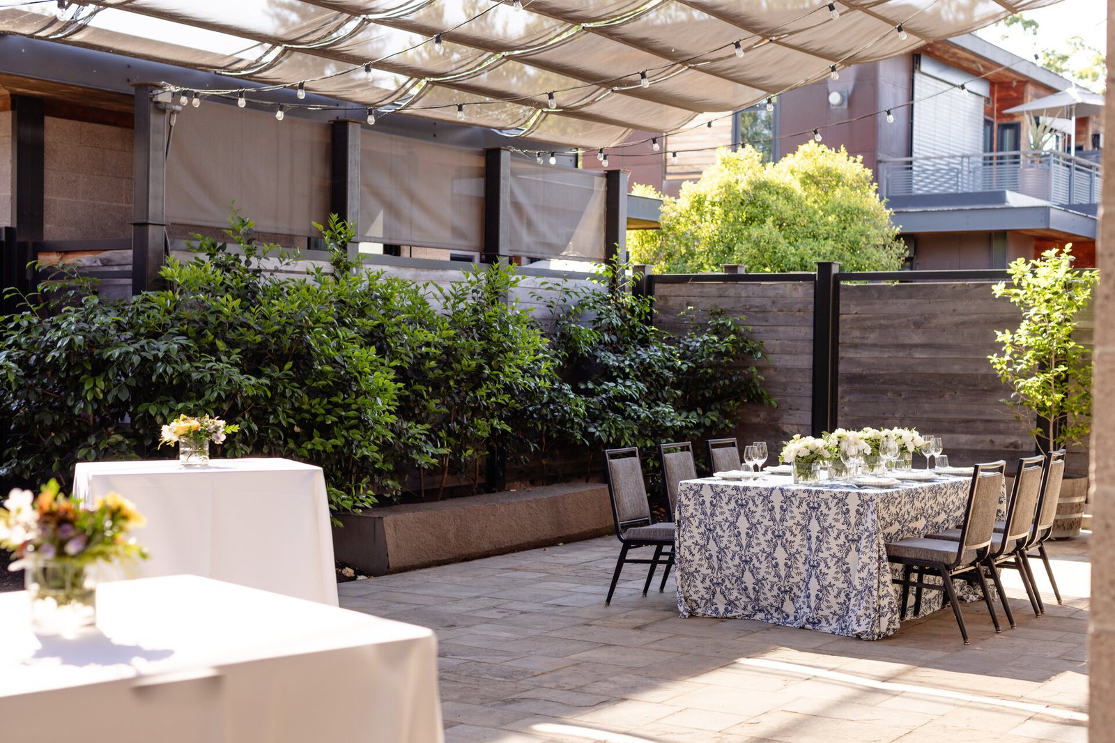 Bardessono Hotel and Spa, at the table