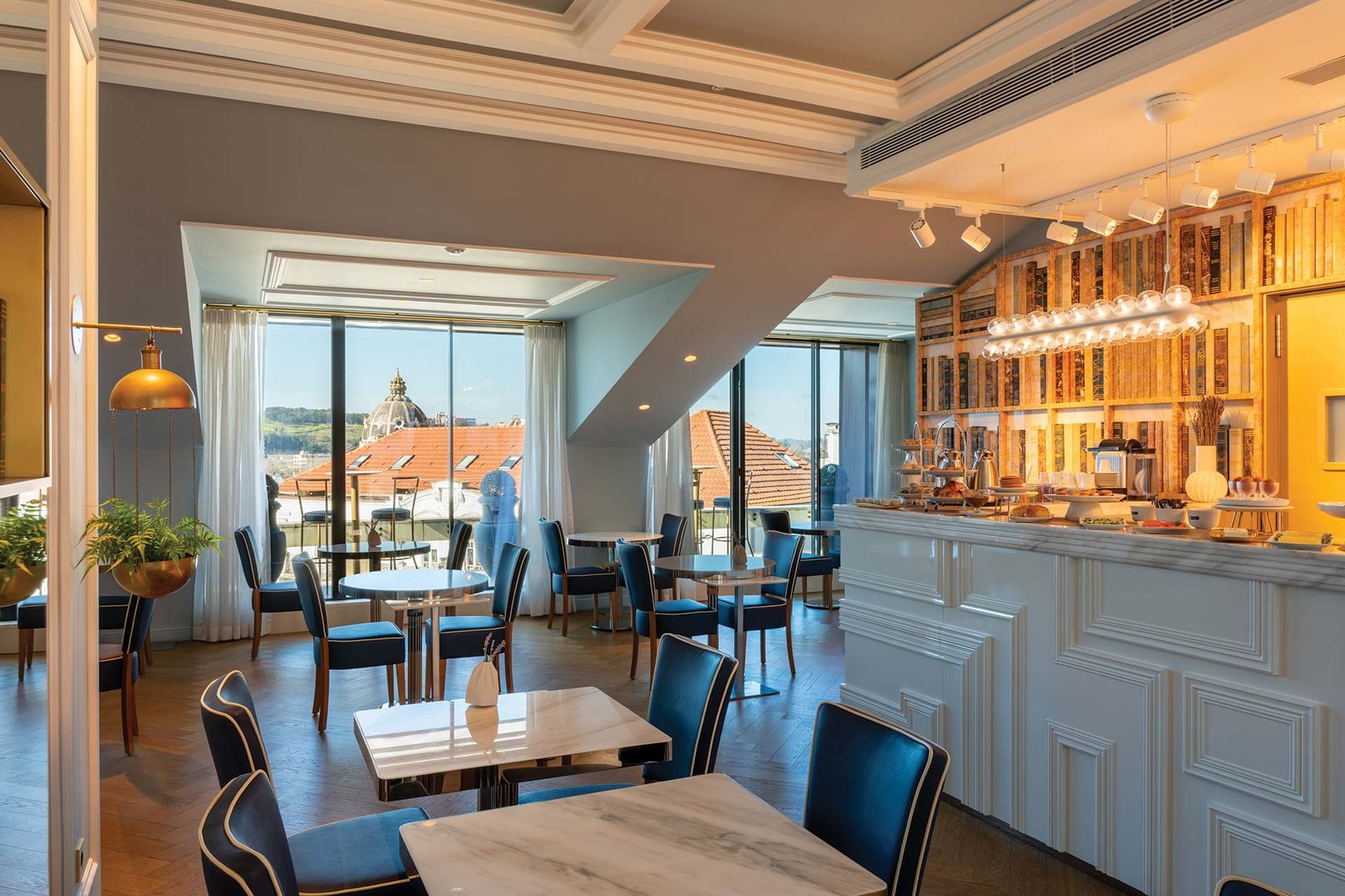Praxis CBR Boutique Hotel, rooftop breakfast lounge and terrace