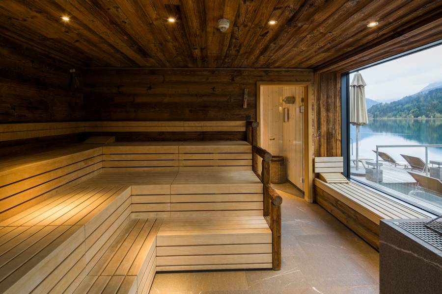 Strandhotel am Weissensee, the saunas