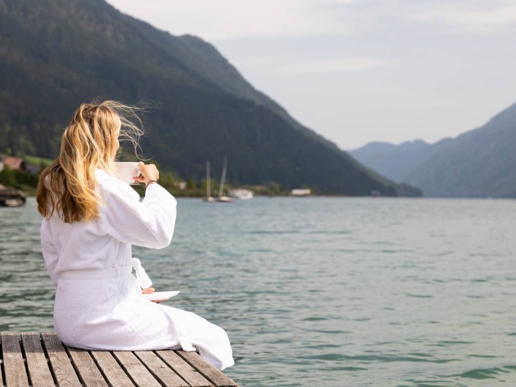 Strandhotel am Weissensee, the saunas