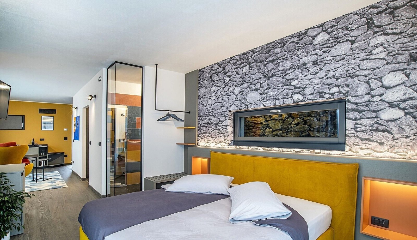 Cà Rossa, rooms