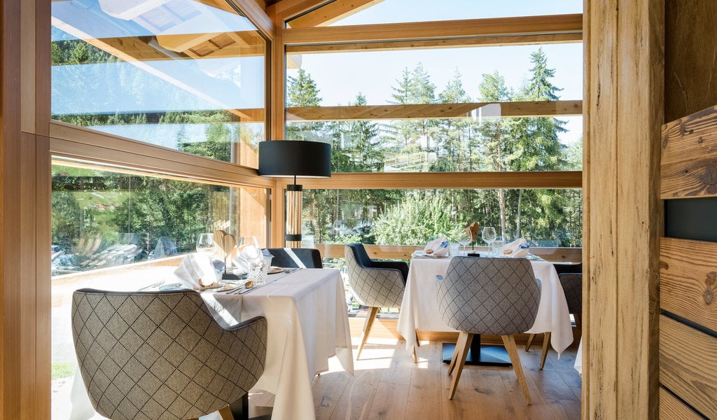 Cyprianerhof Dolomit Resort, at the table