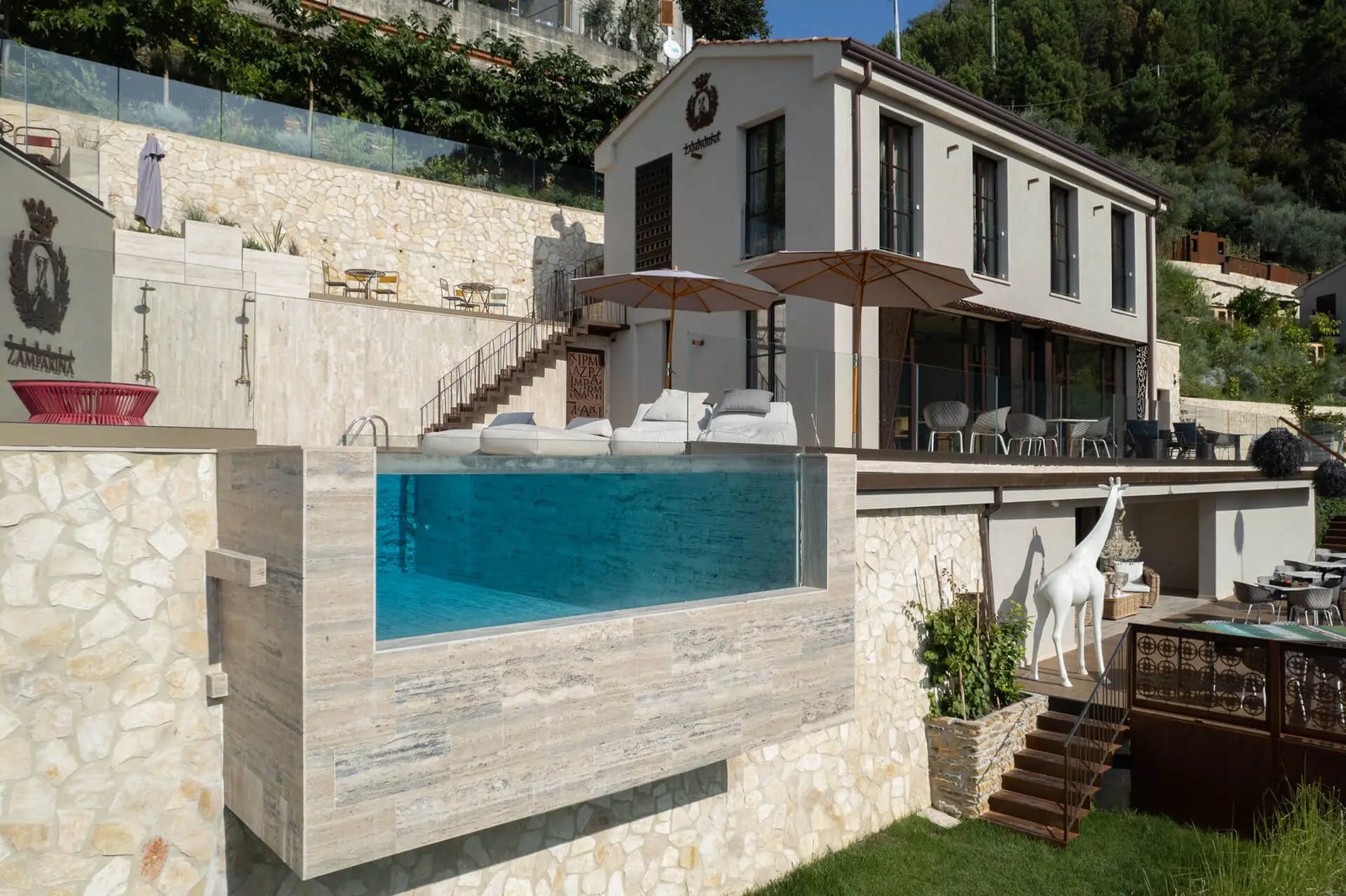 Tenuta Zamparina, the pool