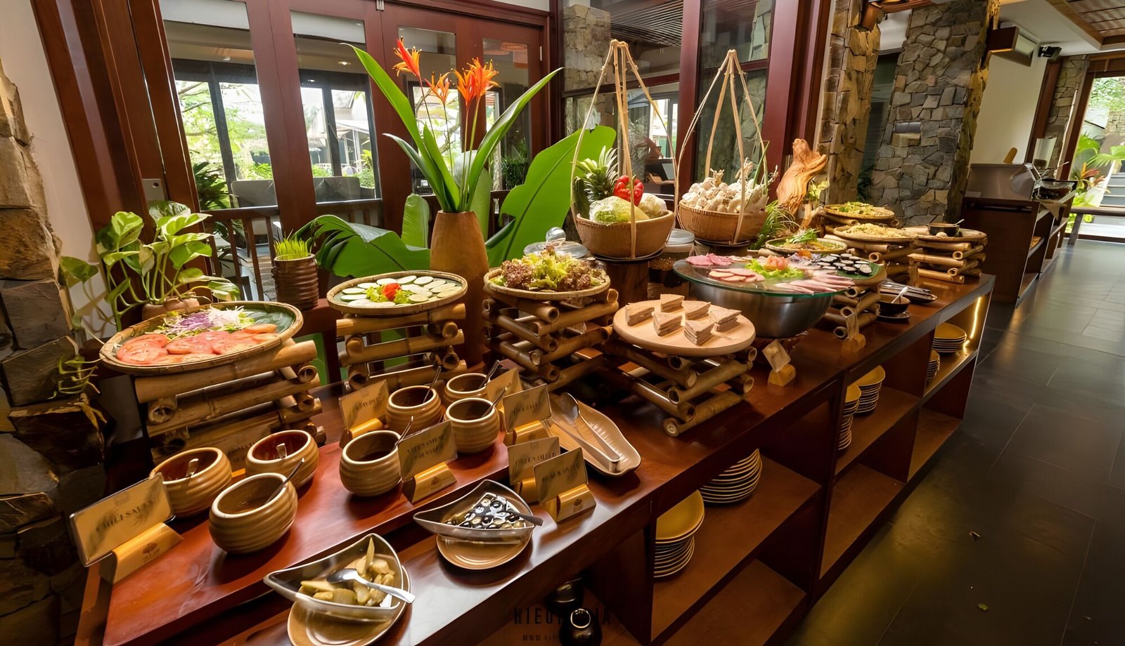 Hoi An Eco Lodge & Spa, at the table