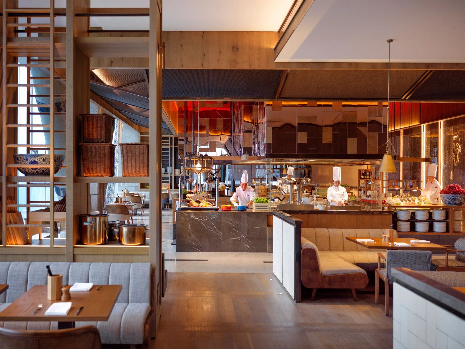 Grand Hyatt Xi An, grand café