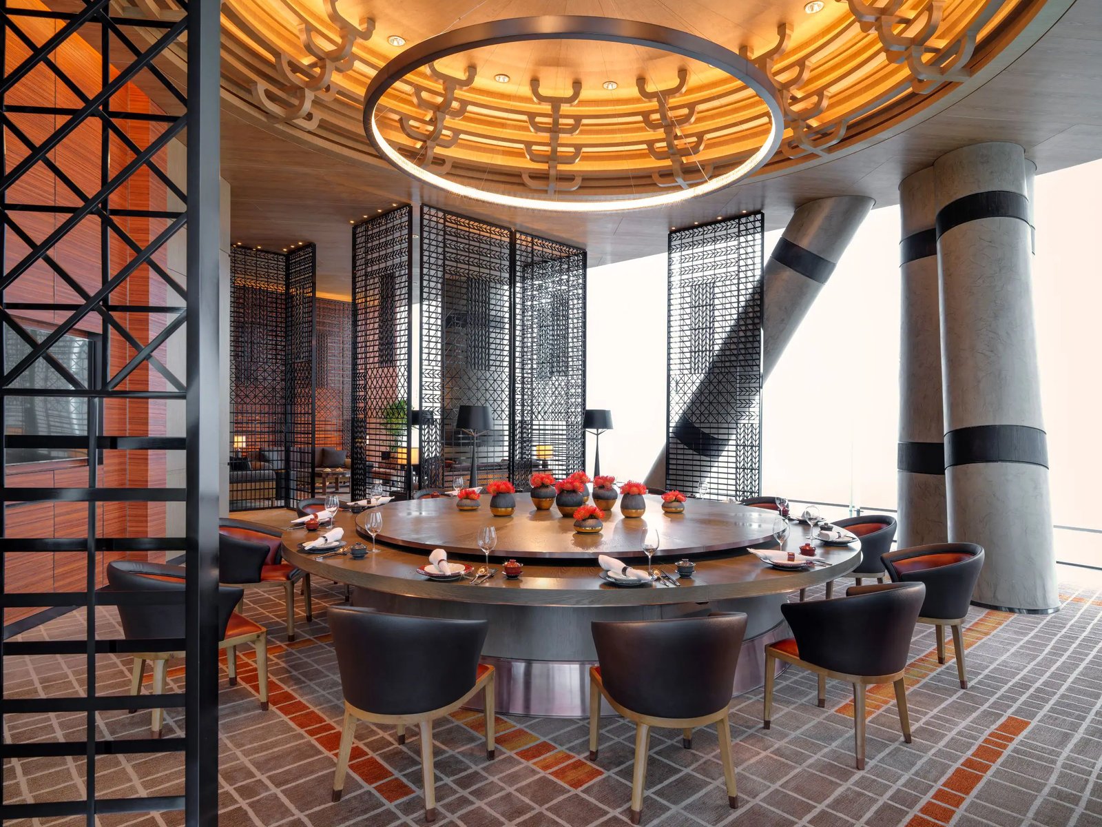 Grand Hyatt Xi An, at the table