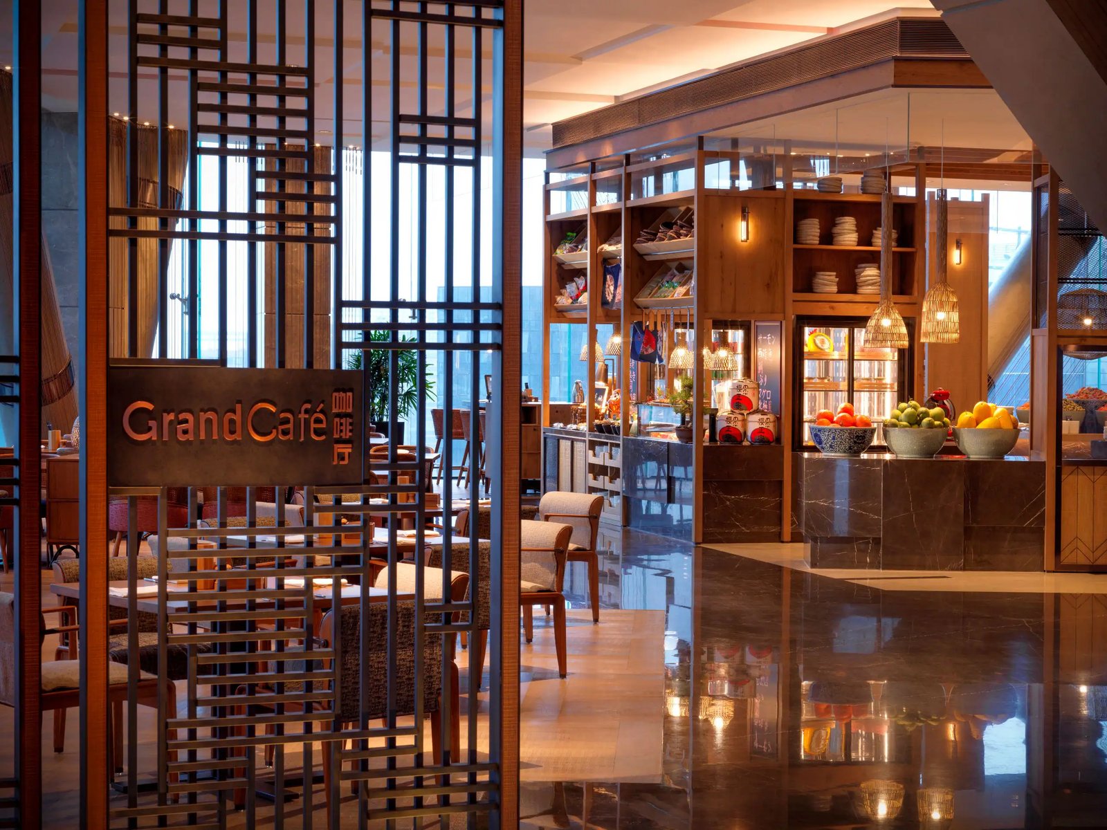 Grand Hyatt Xi An, grand café