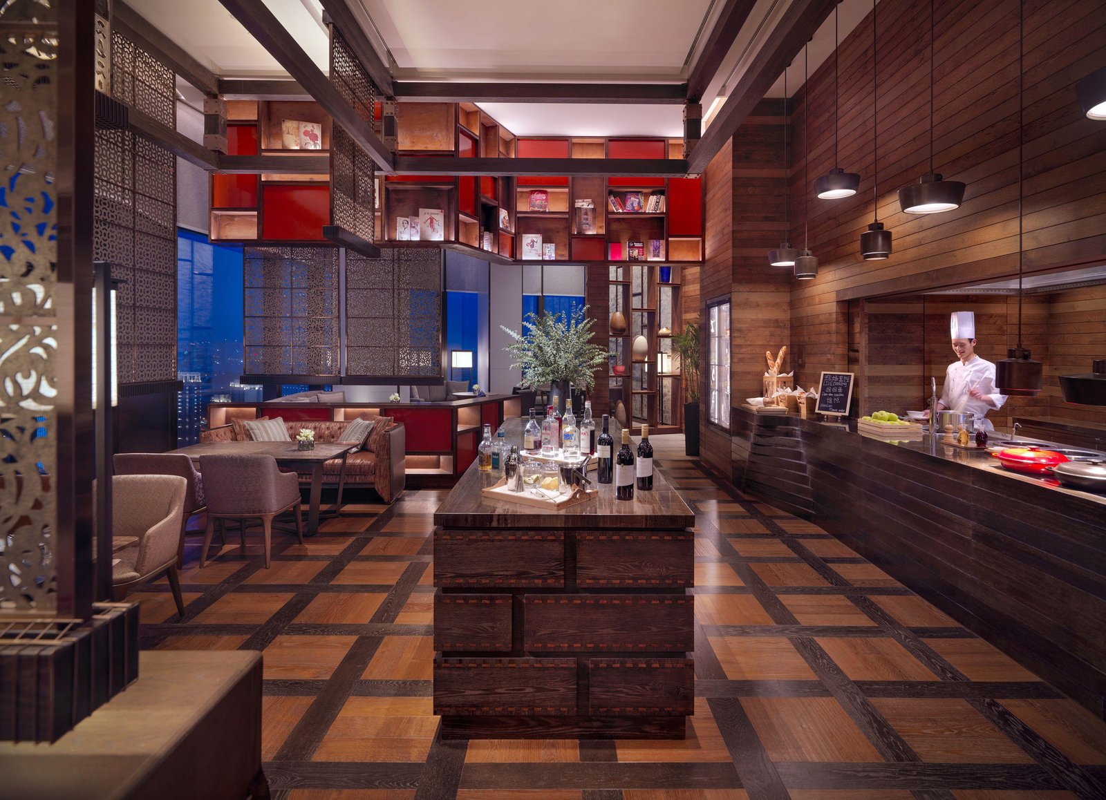 Grand Hyatt Xi An, grand café