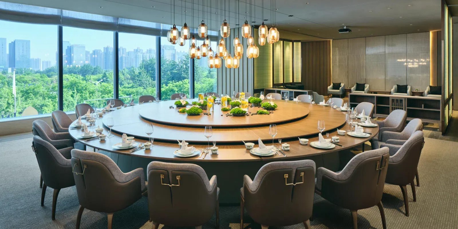 Intercontinental Xi'an North, at the table