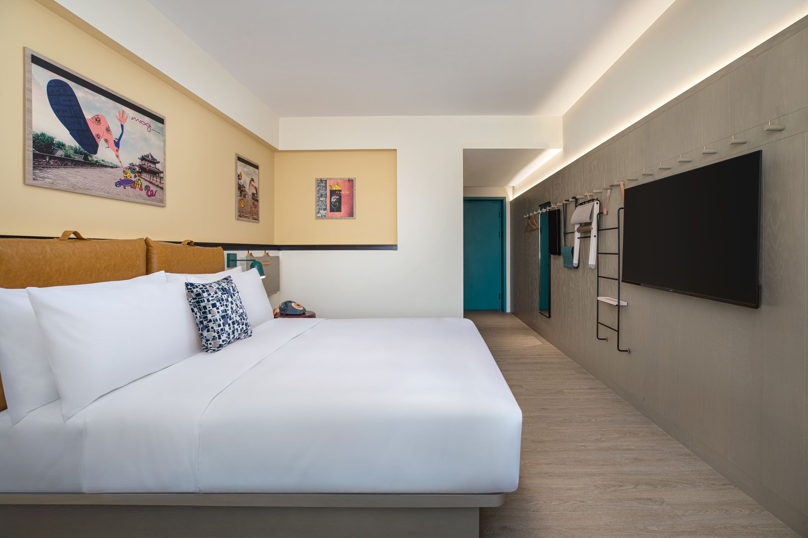 Moxy Xi'An Beilin, rooms