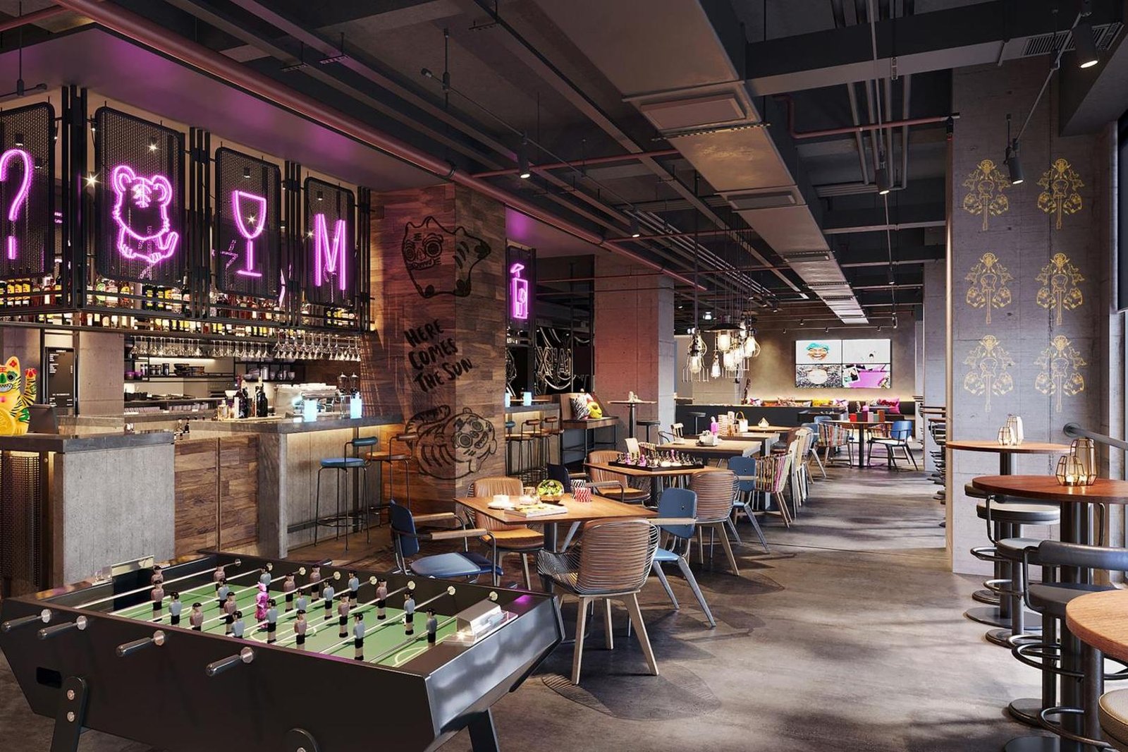 Moxy Xi'An Beilin, moxy bar