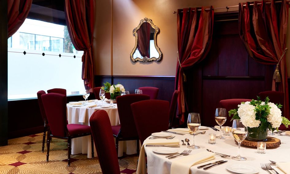 The Royal Sonesta Portland Downtown, at the table