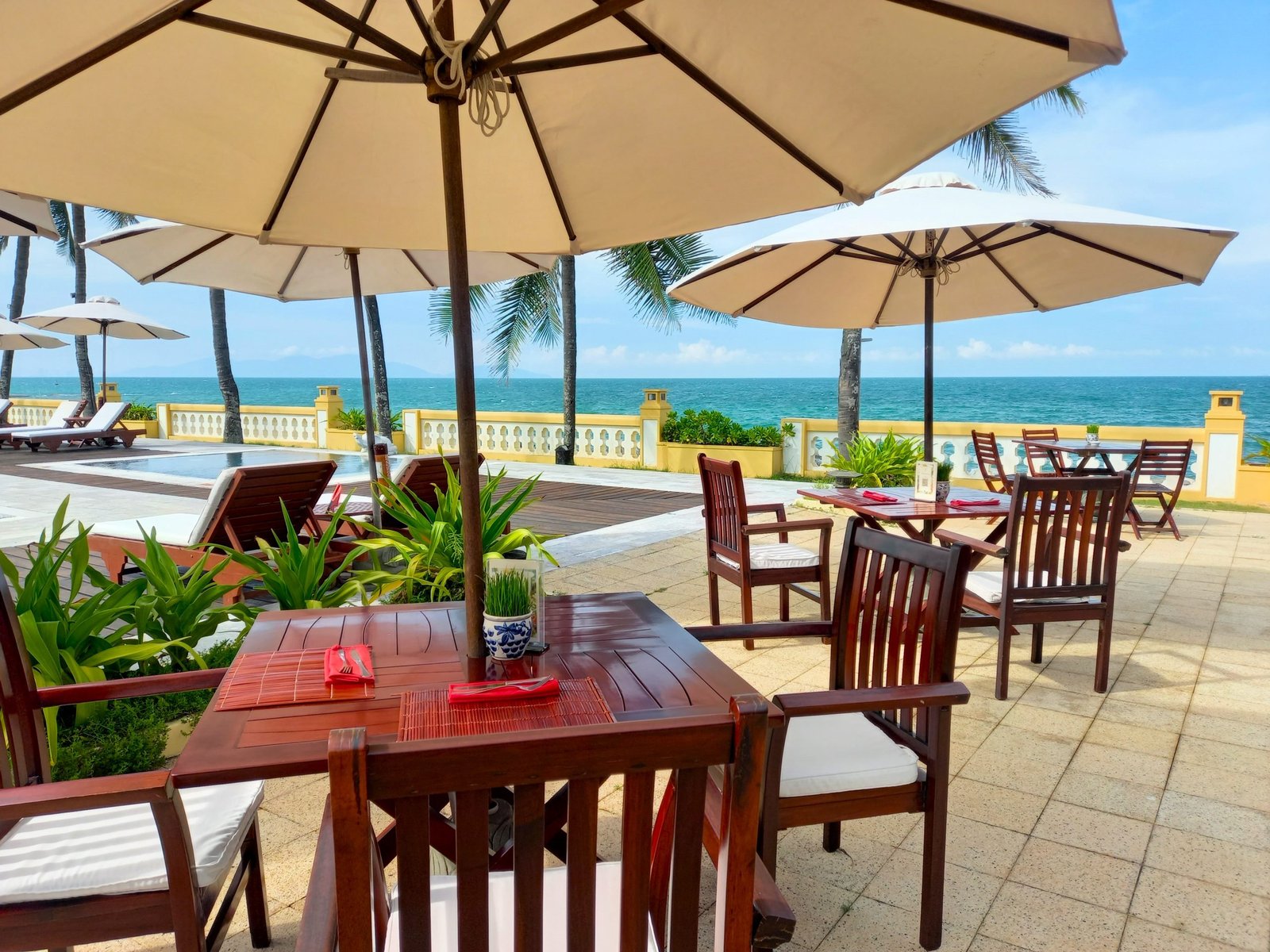 Victoria Hoi An Beach Resort & Spa, at the table