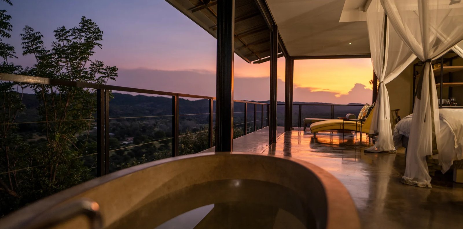 The Outpost Lodge, in Kruger National Park, rooms