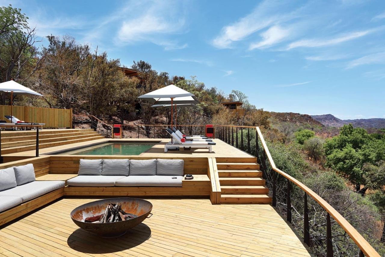 The Outpost Lodge, in Kruger National Park, the pool