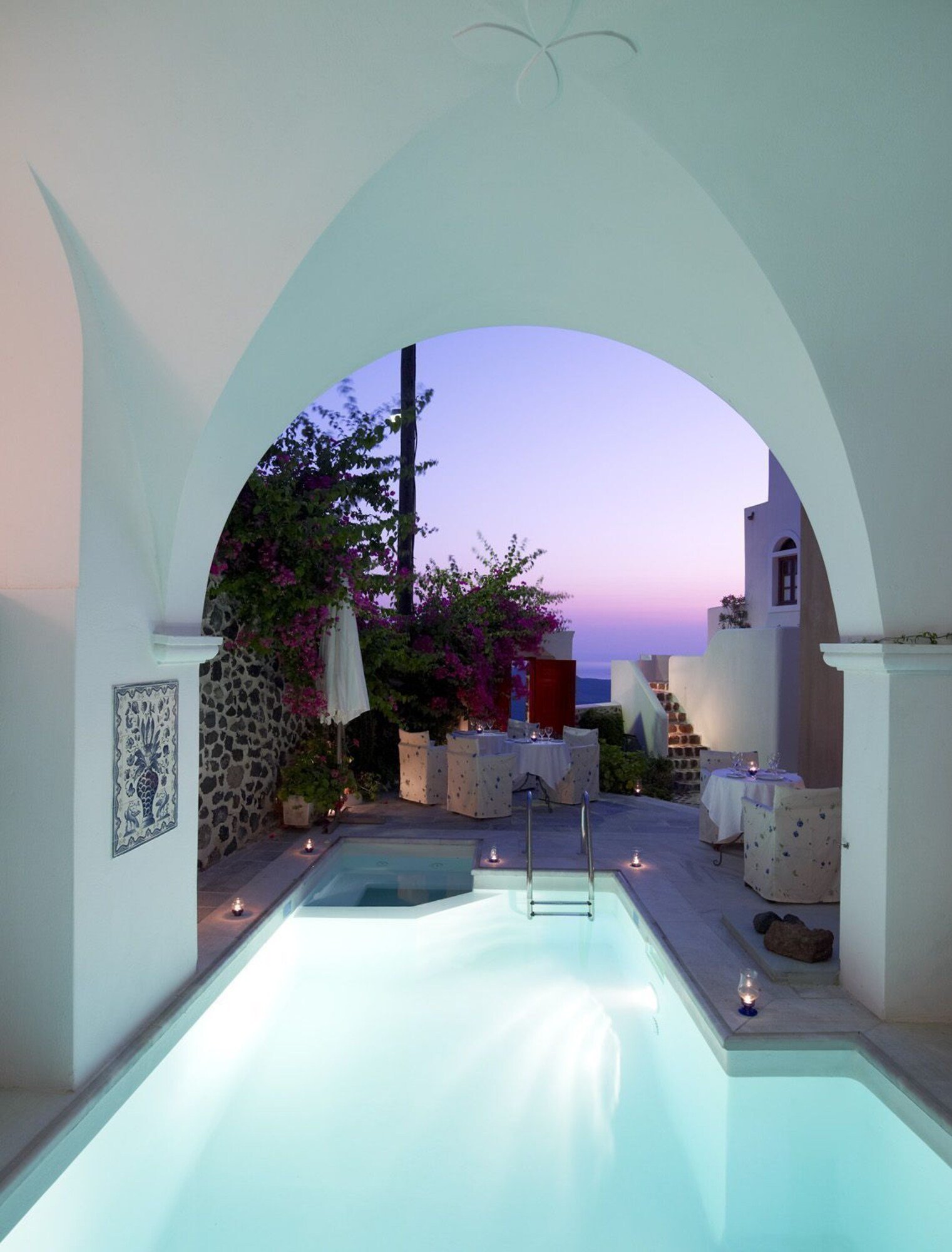 Aigialos Hotel Santorini, the pool