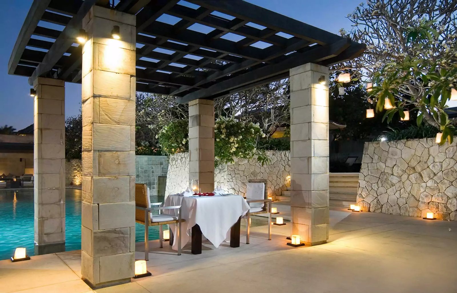 The Balé Nusa Dua, faces restaurant