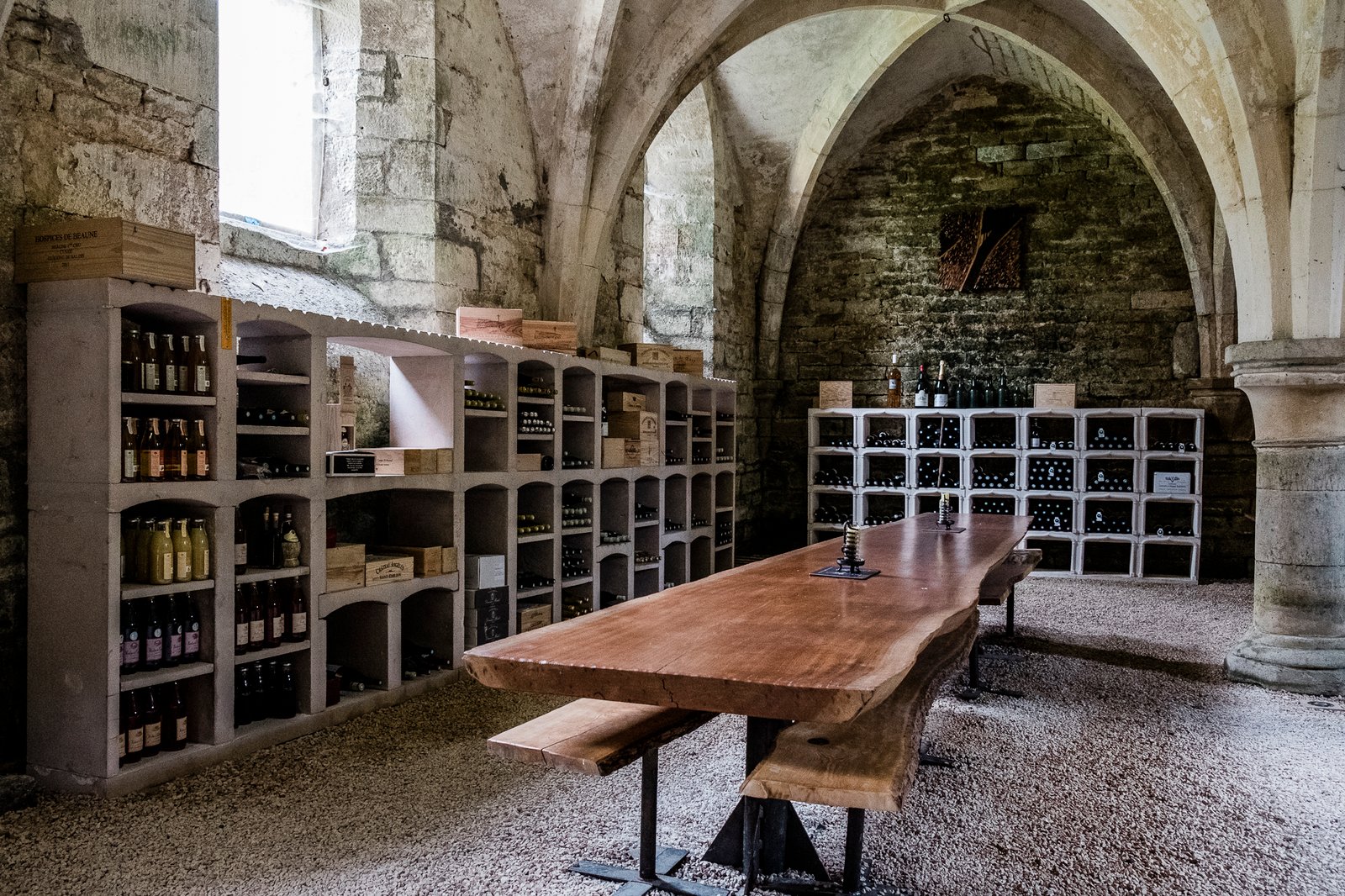 Abbaye de la Bussière, at the table