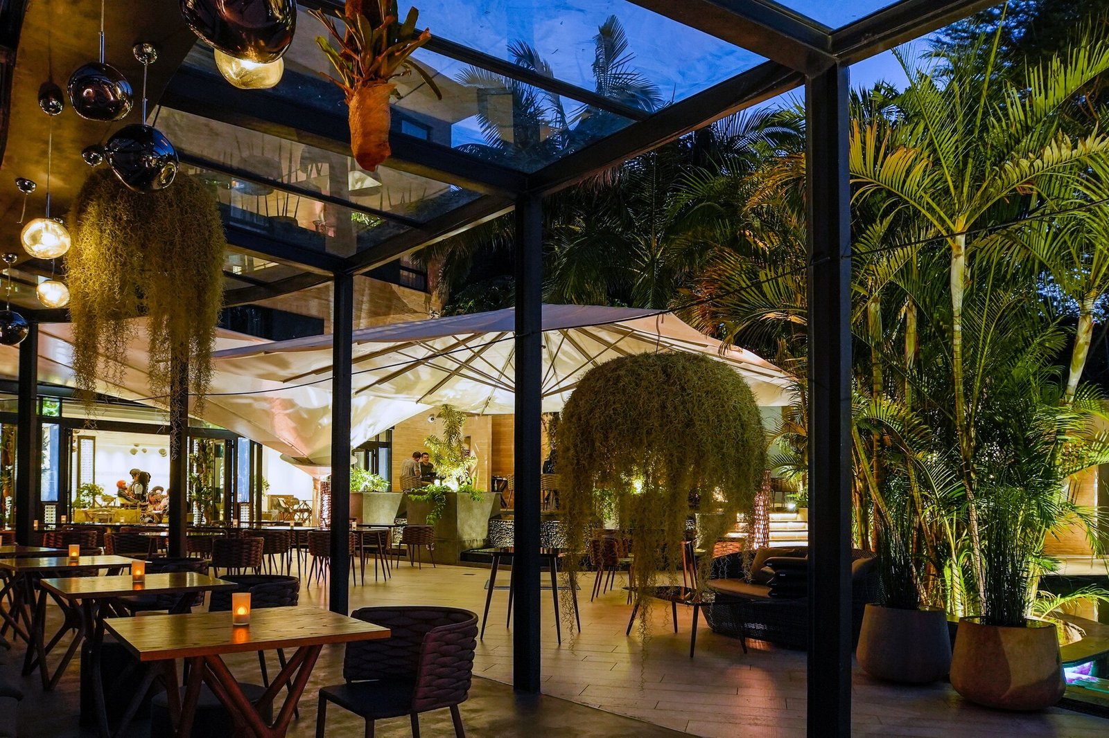 Tribe Hotel, at the table